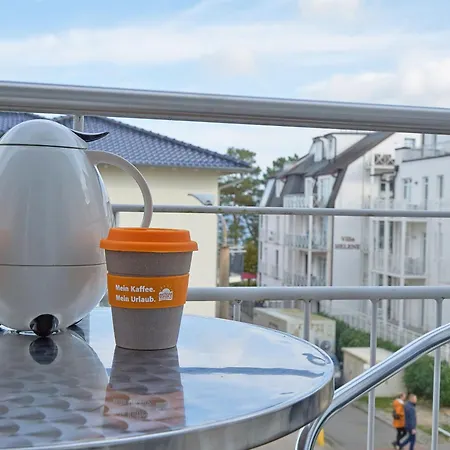 Residenz Bel Vital In - Wg28 Mit Kleinem Meerblick Und Balkon アパート ビンツ