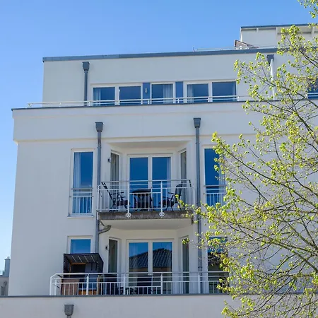 Apartmán Residenz Bel Vital In - Wg28 Mit Kleinem Meerblick Und Balkon Binz